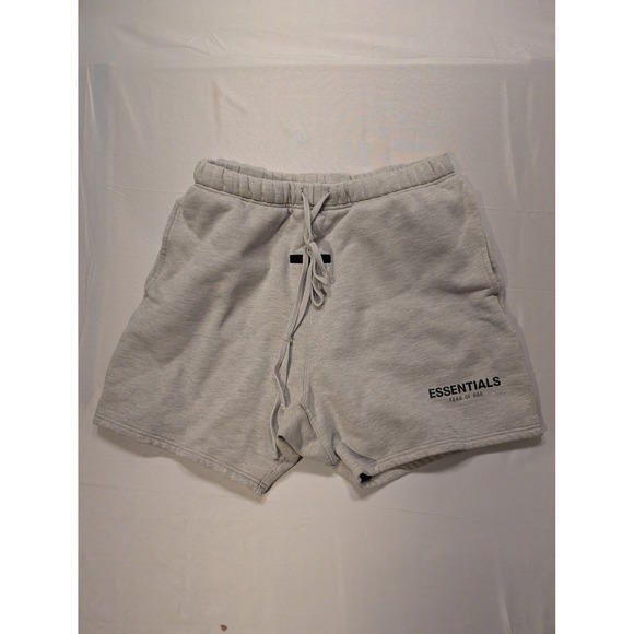 Fear of God Essentials Other - Fear of God Essentials Men's Medium Sweat Shorts Heather Grey Logo Fleece Comfy